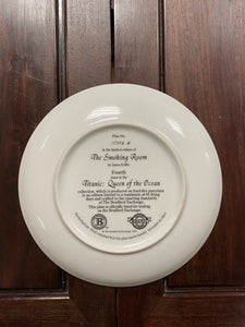 VINTAGE BRADFORD EXCHANGE SET OF 4 TITANIC COLLECTABLE PLATES