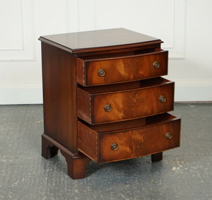 VINTAGE MAHOGANY GEORGIAN STYLE CHEST OF DRAWERS BEVAN FUNELL J1