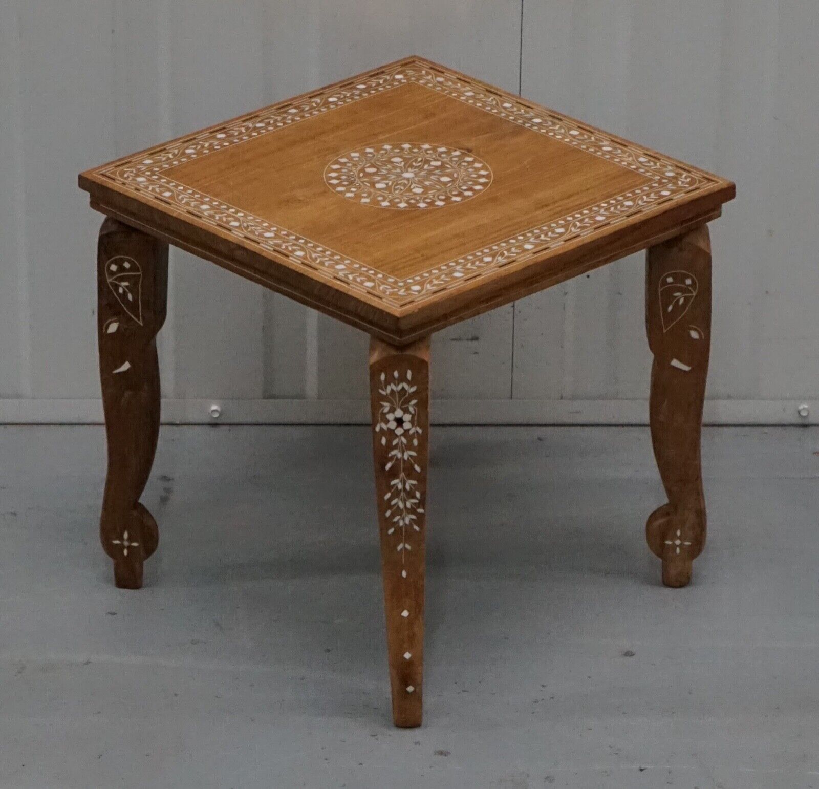 ANGLO INDIAN INLAID. WOODEN TABLE