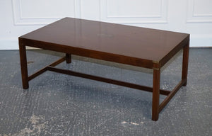 EXTRA LARGE KENNEDY FOR HARRODS MILITARY CAMPAIGN BRASS COFFEE TABLE
