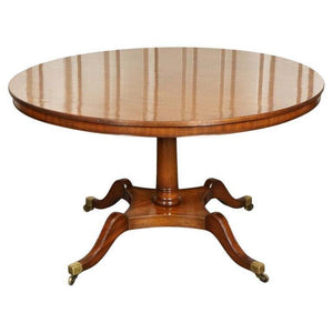 VERY STUNNING CIRCULAR BURR WALNUT DINING TABLE MADE BY BERESFORD & HICKS LONDON