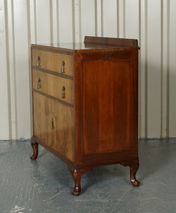 CIRCA 1930'S STAMPED WARING & GILLOW LTD CHEST OF DRAWERS SIDEBOARD