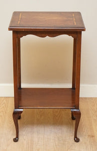 SHERATON REVIVAL INLAID VICTORIAN RECTANGLE OCCASIONAL SIDE PLANT/WINE END TABLE
