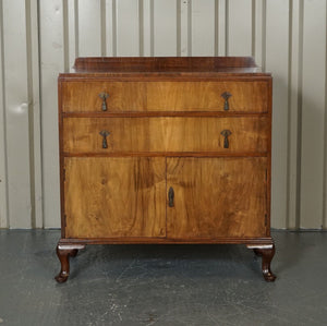 CIRCA 1930'S STAMPED WARING & GILLOW LTD CHEST OF DRAWERS SIDEBOARD
