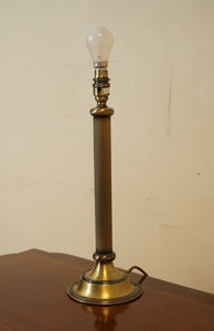 JOHN LEWIS SINGLE VINTAGE BRASS LOOK TABLE LAMP