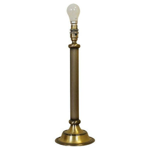 JOHN LEWIS SINGLE VINTAGE BRASS LOOK TABLE LAMP